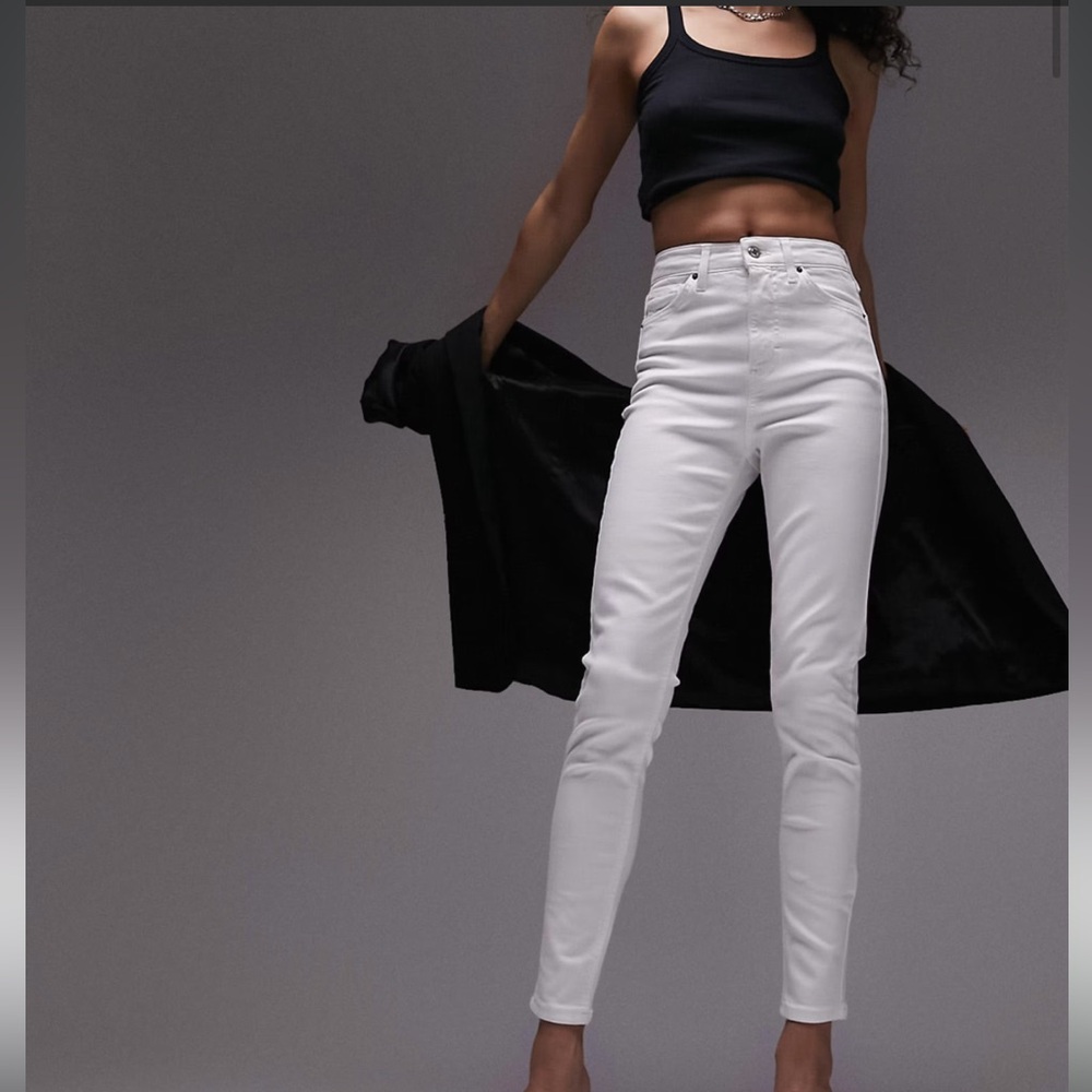 GUC TOPSHOP MOTO Skinny Jeans - White